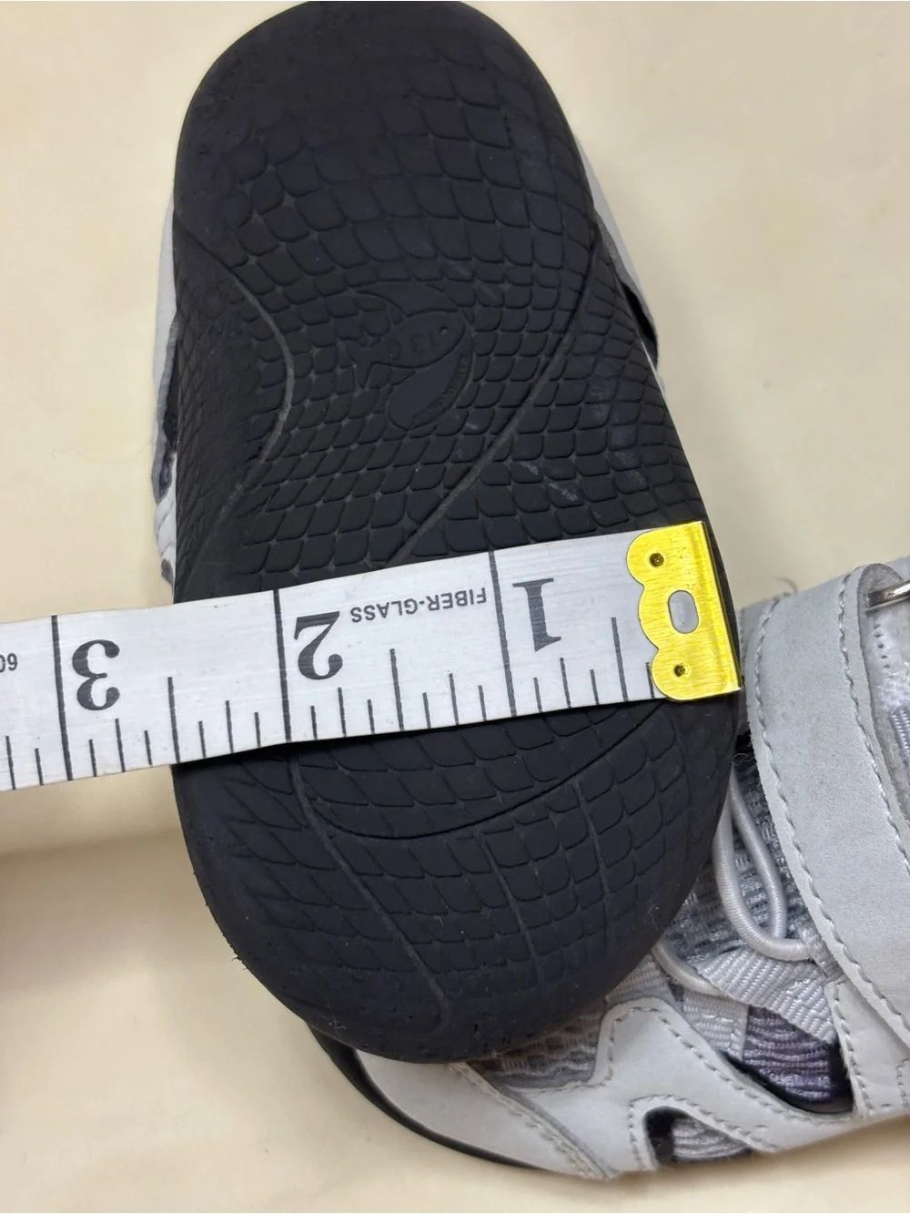 Baby Toddler Grey Mesh Outdoor Sandals Sneakers Size 13cm (US 6-7 / 12-18M)